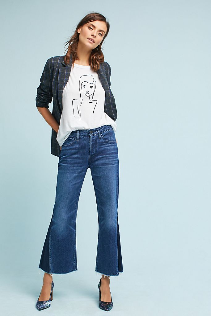 3x1 NYC W3 Higher Ground Gusset Crop High-Rise Jeans | Anthropologie