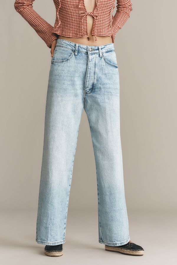 Slide View: 2: Lee High-Rise Wide-Leg Ankle Jean