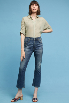 citizens of humanity drew crop flare jeans