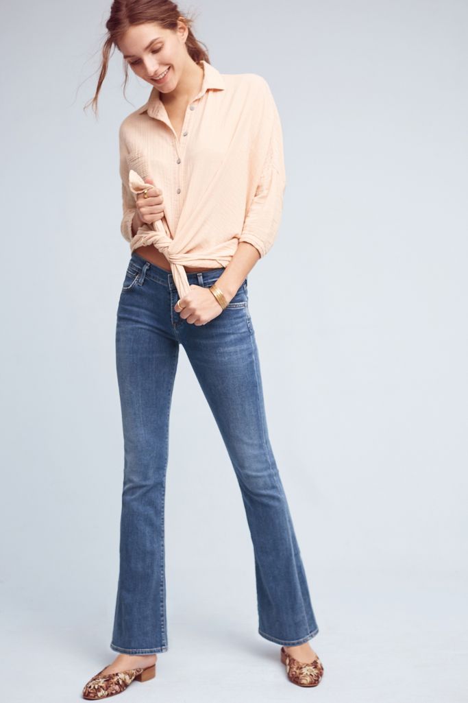 Citizens of Humanity Emmanuelle Mid-Rise Bootcut Petite Jeans ...