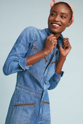 citizens of humanity denim jumpsuit