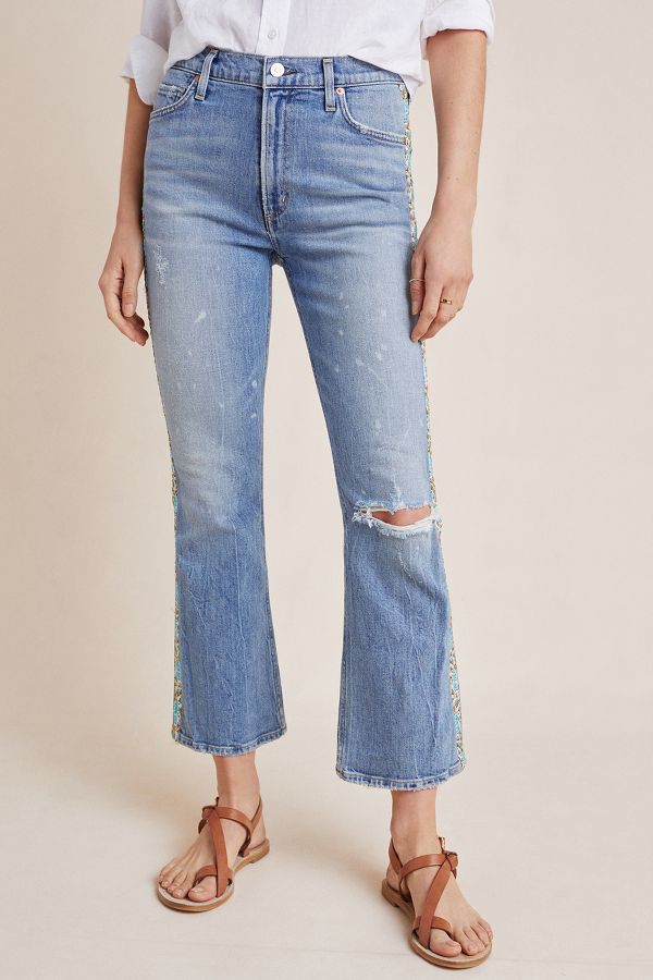 Citizens of Humanity Demy Ultra High-Rise Cropped Flare Jeans ...