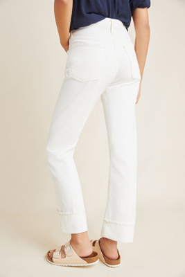 citizens of humanity reese cuffed straight leg jeans