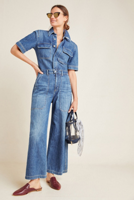 citizens of humanity denim jumpsuit