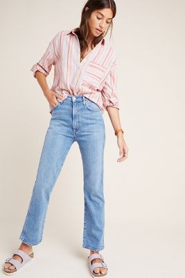 ultra high waisted flare jeans