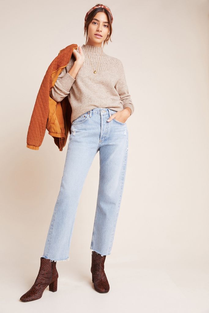 AGOLDE Parker Ultra High-Rise Straight Jeans | Anthropologie