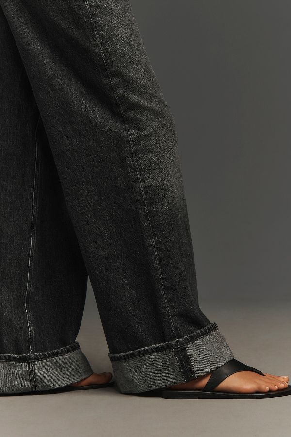 Slide View: 5: AGOLDE Dame High-Rise Wide-Leg Jeans