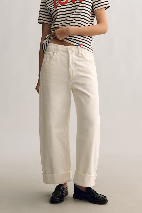 Slide View: 4: Citizens of Humanity Ayla High-Rise Wide-Leg Jeans