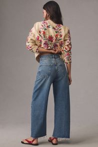 Slide View: 4: Citizens of Humanity Ayla Crop High-Rise Wide-Leg Jeans