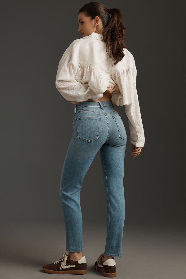 Slide View: 3: Citizens of Humanity Isola High-Rise Slim Straight Jeans