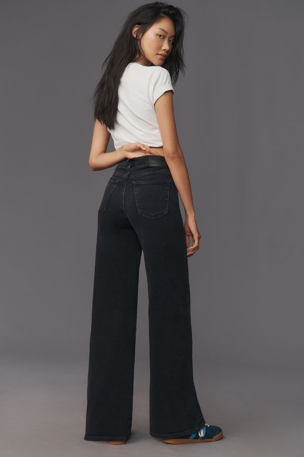 Slide View: 5: Citizens of Humanity Raven Patch Pocket High-Rise Wide-Leg Jeans