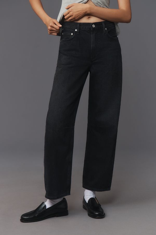 Slide View: 2: Citizens of Humanity Miro Relaxed High-Rise Tapered Jeans