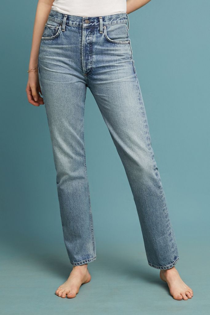 Citizens Of Humanity Charlotte Ultra High Rise Straight Jeans Anthropologie