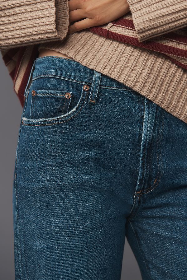 Slide View: 4: AGOLDE Harper Mid-Rise Straight-Leg Jeans