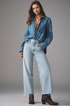 Thumbnail View 1: AGOLDE Ren High-Rise Crop Wide-Leg Jeans