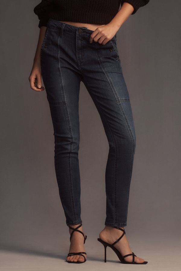 Slide View: 2: Unpublished Kora Mid-Rise Skinny Jeans