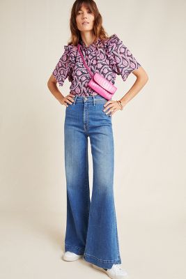 mother jeans wide leg