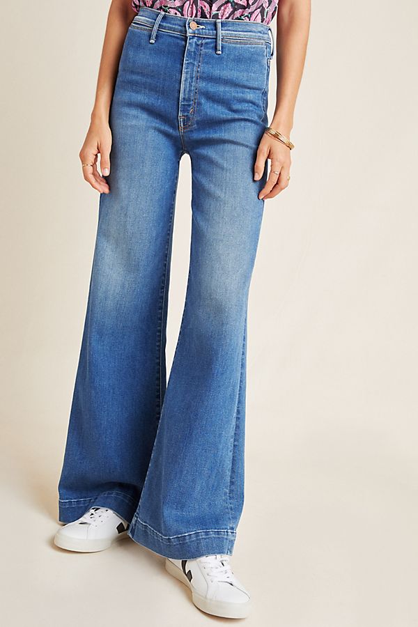 MOTHER The Swooner High-Rise Wide-Leg Jeans | Anthropologie
