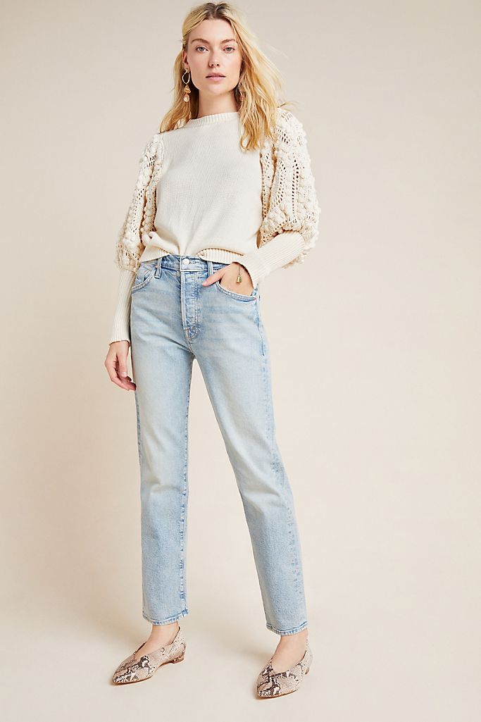 MOTHER The Huffy Flood Ultra High-Rise Straight Jeans | Anthropologie