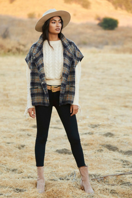 mother plaid jeans