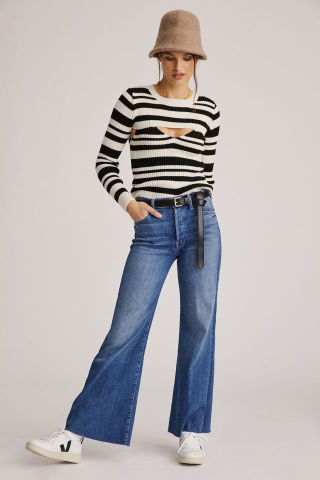 MOTHER Ultra High-Rise Wide-Leg Jeans | Anthropologie