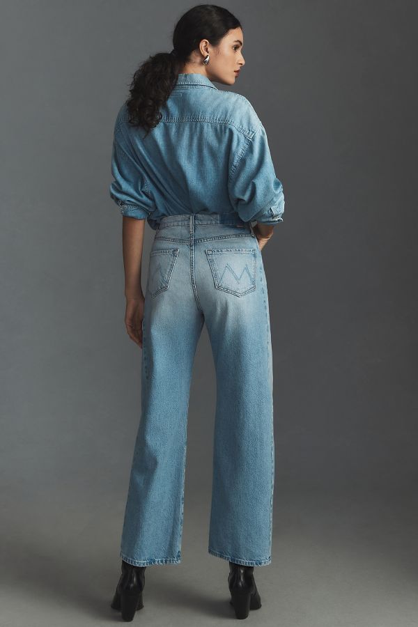 Slide View: 5: MOTHER The Half Pipe High-Rise Ankle Jeans