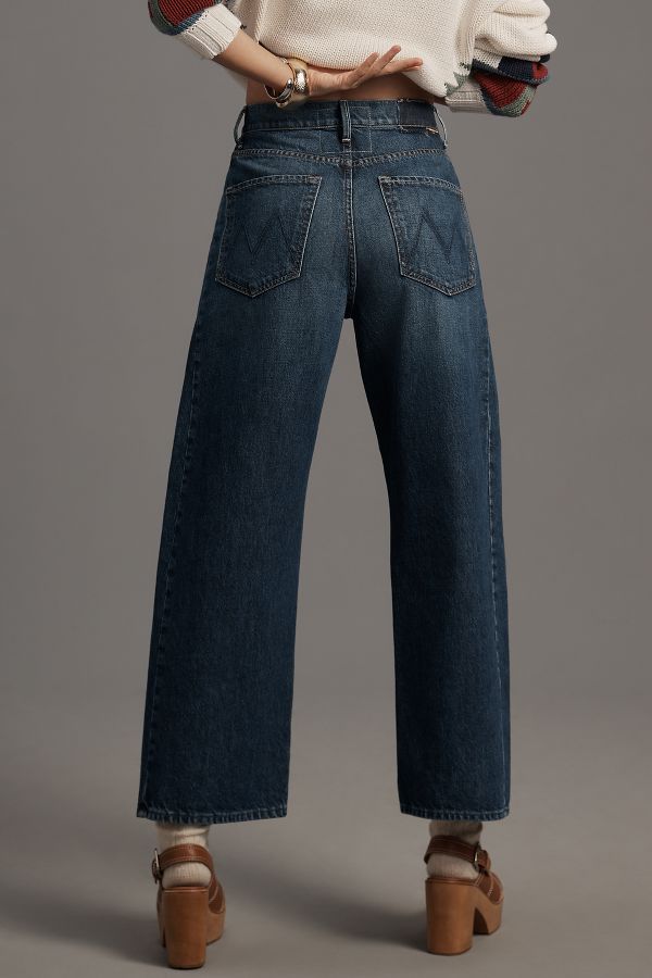 Slide View: 3: MOTHER The Half Pipe High-Rise Ankle Jeans