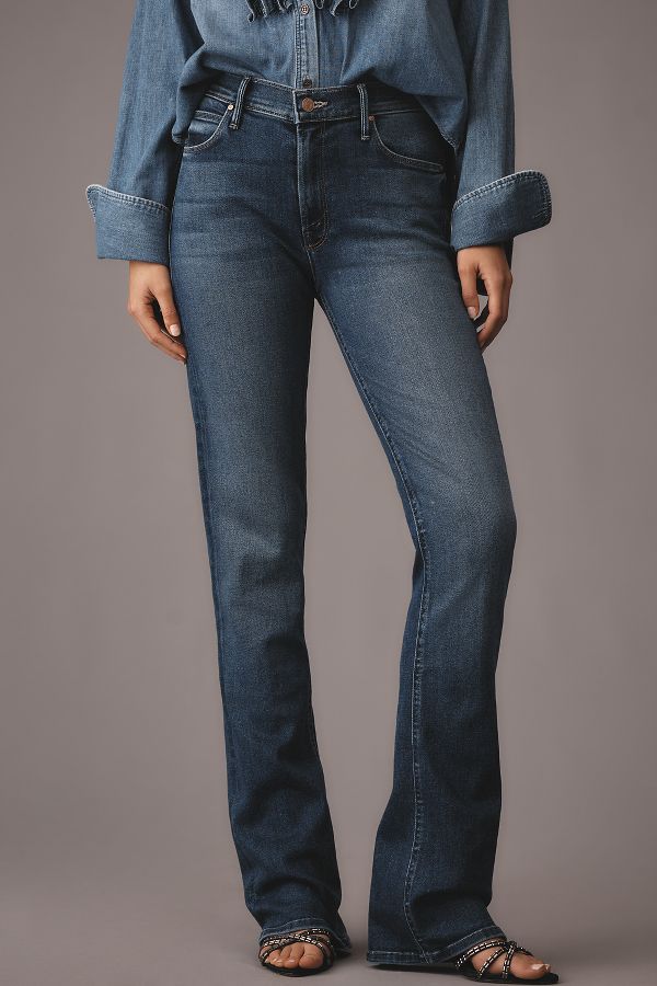 Slide View: 2: MOTHER The Runaway Mid-Rise Bootcut Jeans