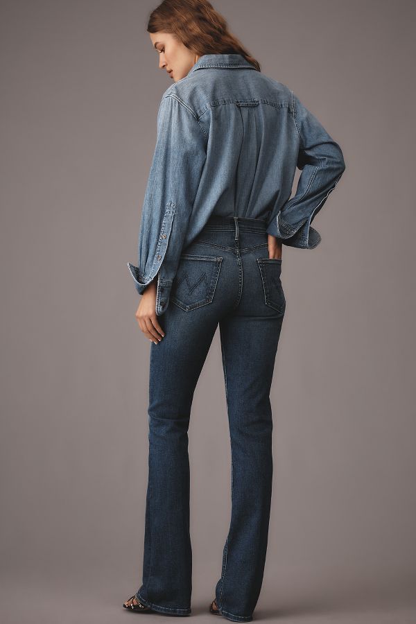 Slide View: 3: MOTHER The Runaway Mid-Rise Bootcut Jeans