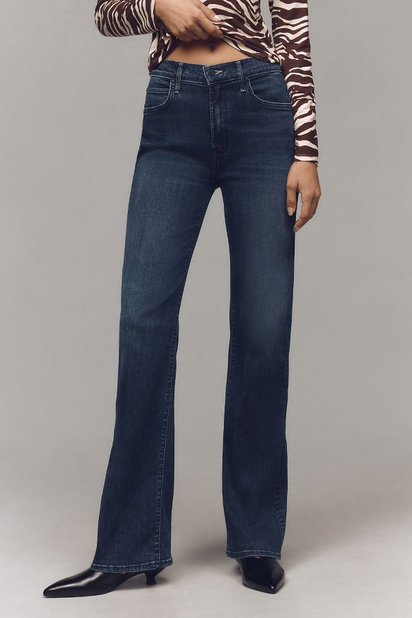 Slide View: 2: MOTHER The Kick It High-Rise Straight-Leg Jeans