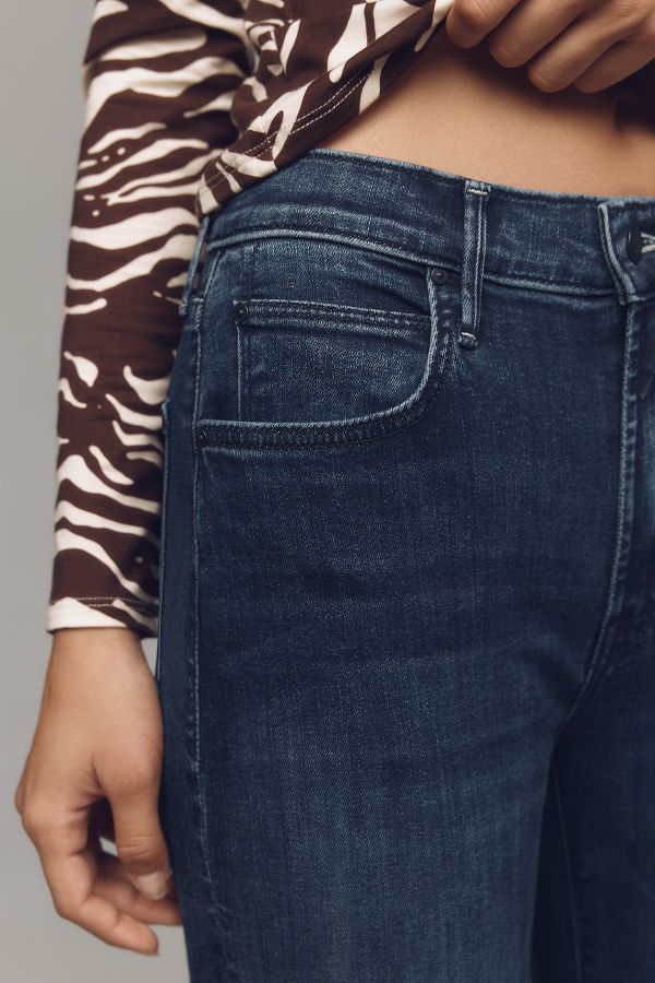 Slide View: 4: MOTHER The Kick It High-Rise Straight-Leg Jeans