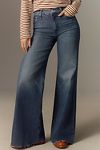 Thumbnail View 2: MOTHER The Twister Sneak Fray High-Rise Wide-Leg Jeans