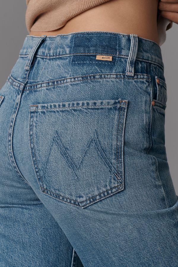 Slide View: 5: MOTHER The Bookie Flood High-Rise Jeans