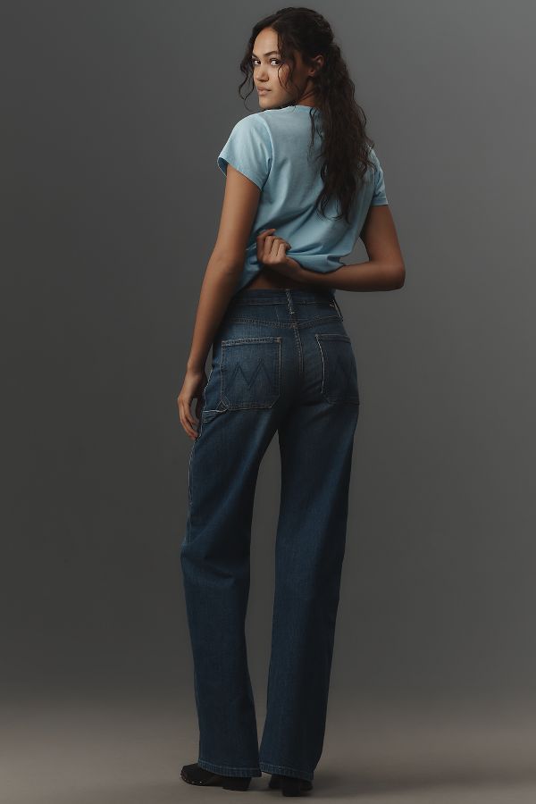 Slide View: 4: MOTHER The Lasso Utility Sneak Jeans