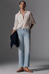 Thumbnail View 1: MOTHER The Rambler High-Rise Straight-Leg Ankle Jeans