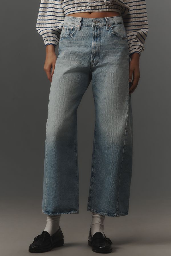 Slide View: 1: MOTHER The Half-Pipe High-Rise Taper Jeans