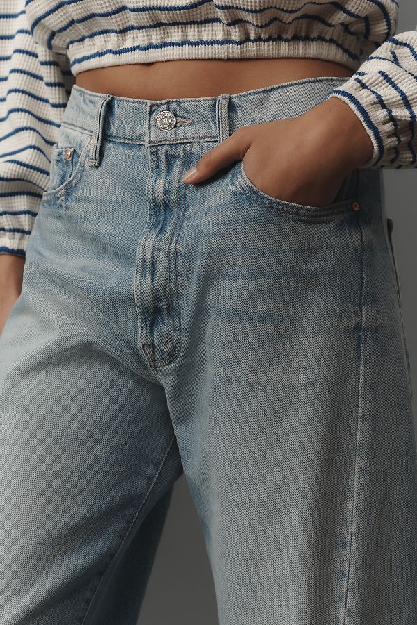 Slide View: 3: MOTHER The Half-Pipe High-Rise Taper Jeans