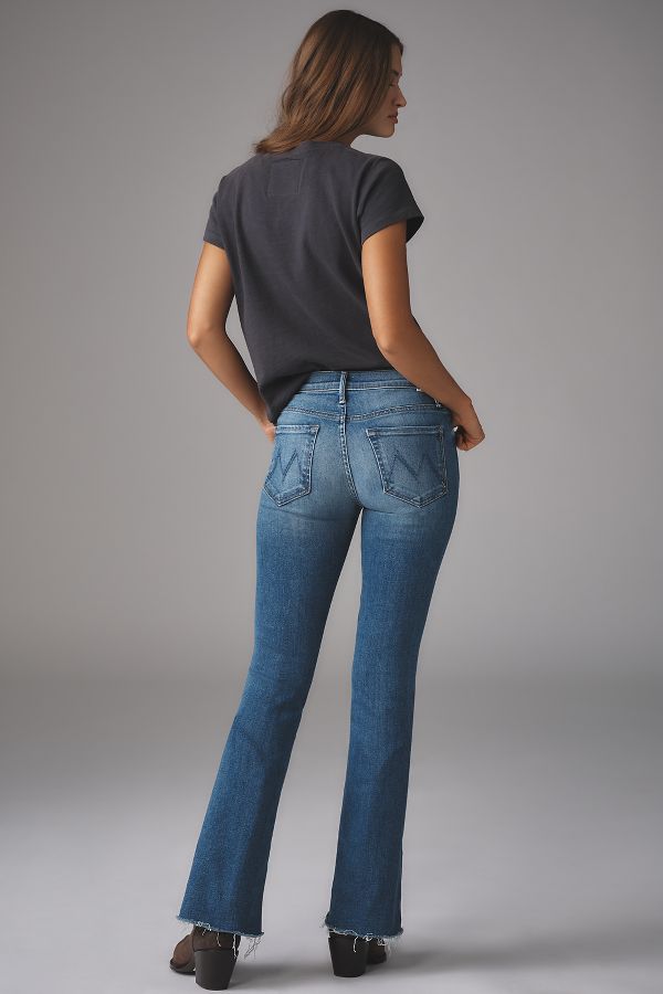 Slide View: 4: MOTHER The Weekender Mid-Rise Flare Jeans