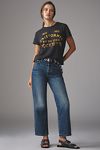 Thumbnail View 1: MOTHER The Rambler High-Rise Straight-Leg Ankle Jeans