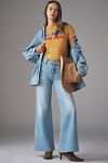 Thumbnail View 1: MOTHER The Tomcat Roller Skimp High-Rise Wide-Leg Jeans