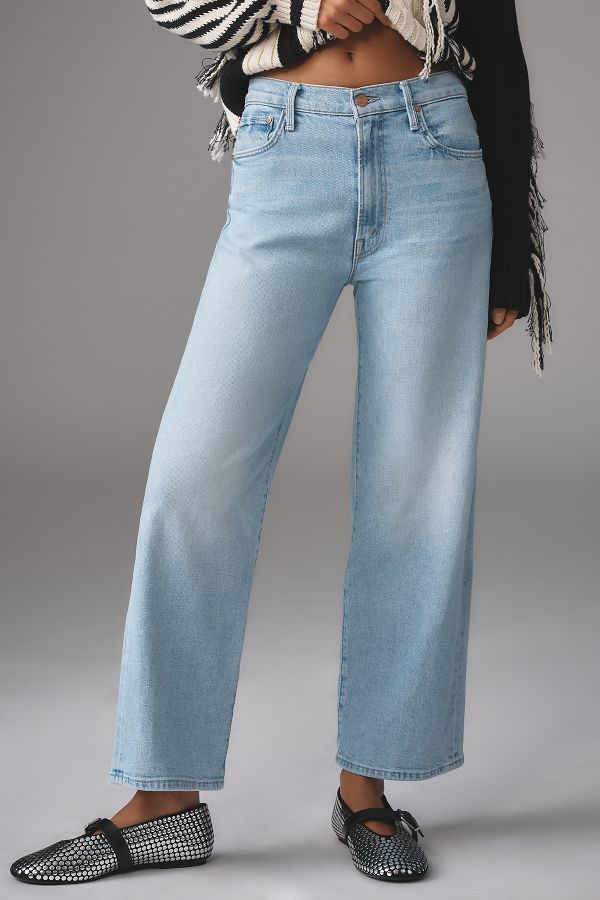 Slide View: 2: MOTHER The Dodger High-Rise Straight-Leg Ankle Jeans