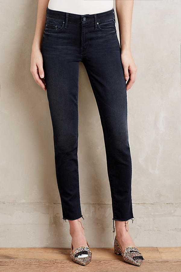 Mother Looker Ankle Fray Jeans | Anthropologie