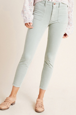 high rise skinny cords