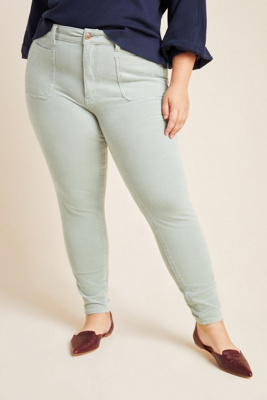 high rise skinny cords