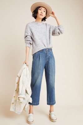 high rise relaxed jeans