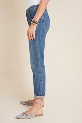 high rise slim boyfriend jeans