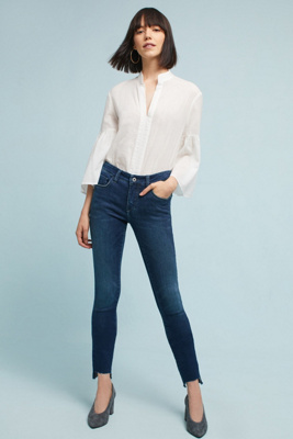 mid rise skinny ankle jeans