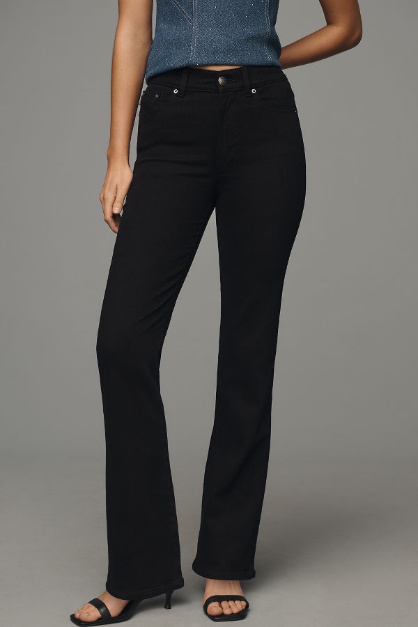 Slide View: 2: DL1961 Halle High-Rise Instasculpt Straight-Leg Jeans