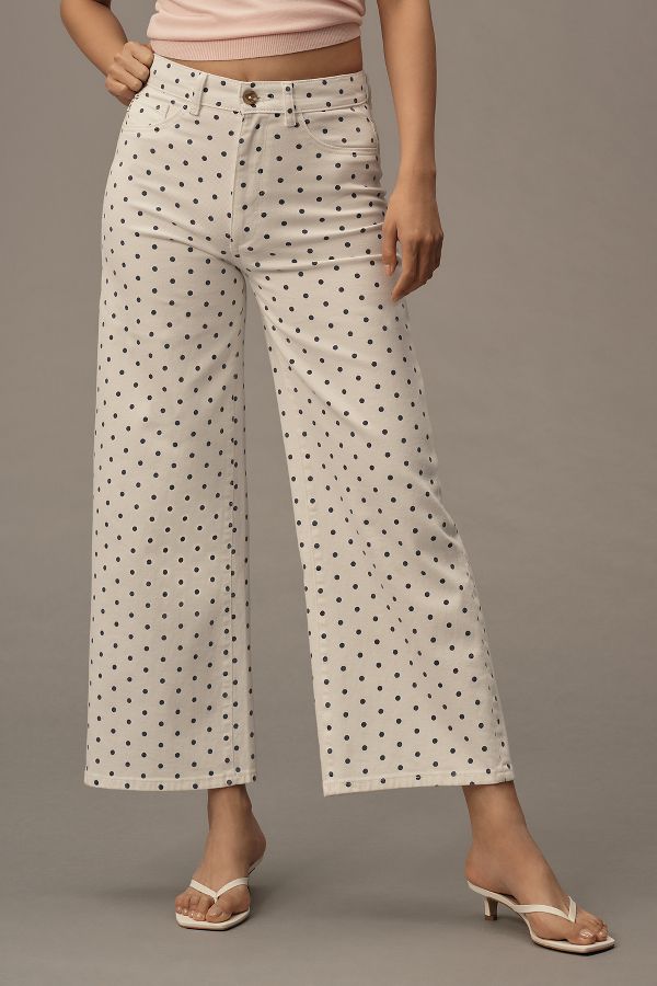 Slide View: 2: DL1961 Hepburn High-Rise Wide Leg Jeans