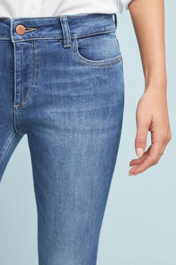 DL1961 Florence Mid-Rise Cropped Skinny Jeans | Anthropologie